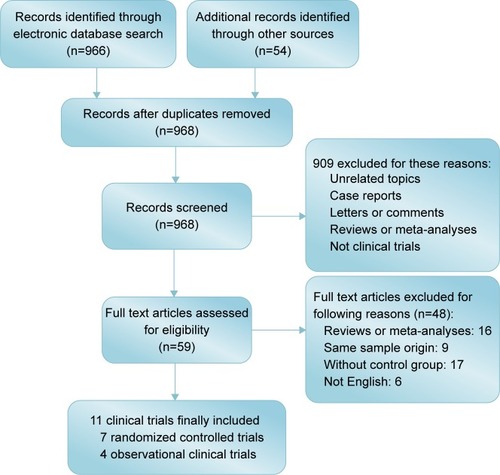 Figure 1 Flow chart depicting the selection of the studies included in this meta-analysis.