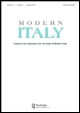Cover image for Modern Italy, Volume 6, Issue 1, 2001