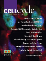 Cover image for Cell Cycle, Volume 3, Issue 12, 2004