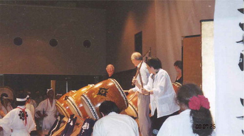 Figure 4.4. (colour online) George playing the drums at the ILCC 2000 (Sendai). © [A. Fukuda]. Reproduced by permission of A. Fukuda.