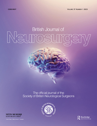 Cover image for British Journal of Neurosurgery, Volume 37, Issue 1, 2023
