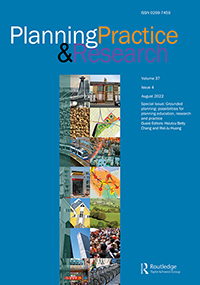 Cover image for Planning Practice & Research, Volume 37, Issue 4, 2022