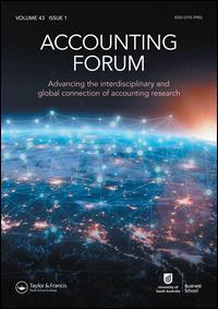 Cover image for Accounting Forum, Volume 26, Issue 2, 2002