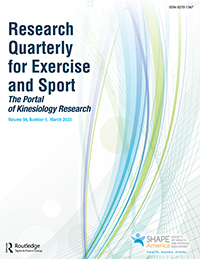 Cover image for Research Quarterly for Exercise and Sport, Volume 94, Issue 1, 2023