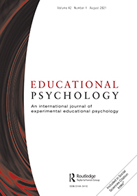 Cover image for Educational Psychology, Volume 41, Issue 7, 2021