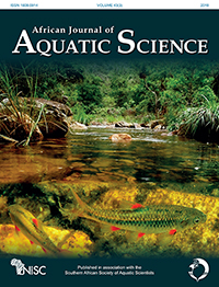 Cover image for African Journal of Aquatic Science, Volume 43, Issue 3, 2018