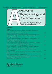 Cover image for Archives of Phytopathology and Plant Protection, Volume 48, Issue 13-16, 2015