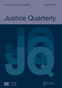 Cover image for Justice Quarterly, Volume 35, Issue 1, 2018