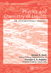 Cover image for Physics and Chemistry of Liquids, Volume 57, Issue 4, 2019