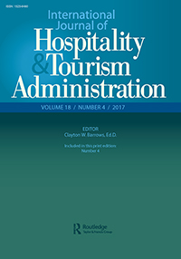 Cover image for International Journal of Hospitality & Tourism Administration, Volume 18, Issue 4, 2017