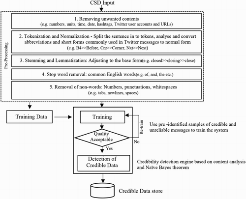 Figure 2. CSD credibility detection workflow.