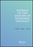 Cover image for Journal of the History of Economic Thought, Volume 29, Issue 3, 2007