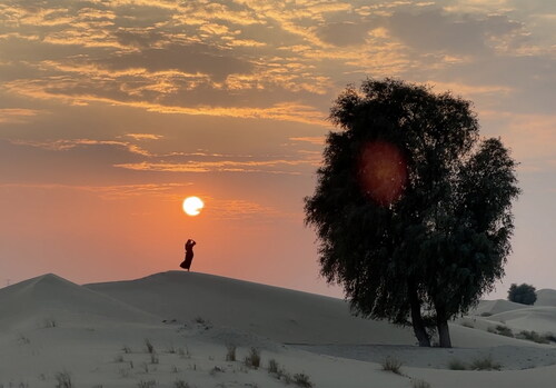 Figure 3. A trip to the desert. Photo by research participant.