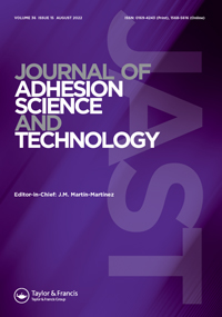 Cover image for Journal of Adhesion Science and Technology, Volume 36, Issue 15, 2022