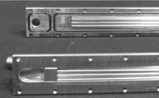 FIG. 2 Photograph of the pipe bundle heat exchanger inlet section.