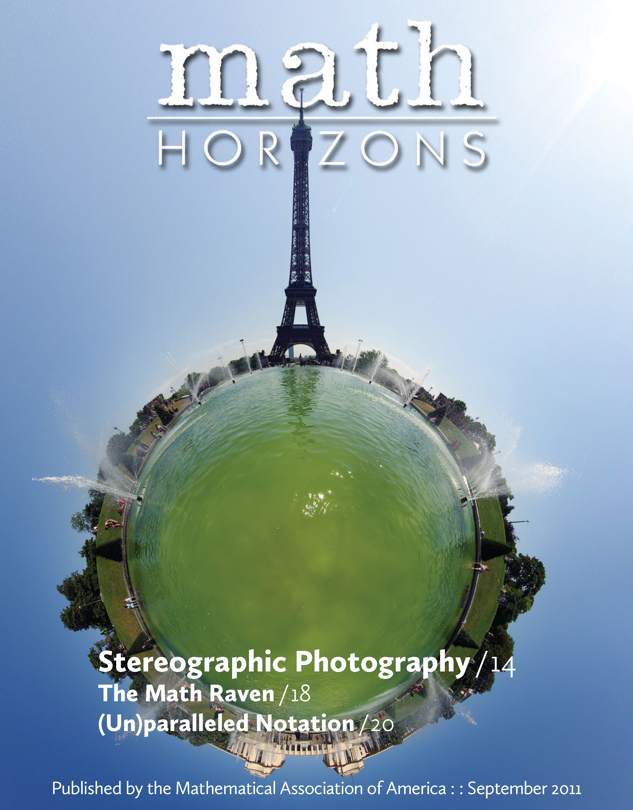 Cover image for Math Horizons, Volume 19, Issue 1, 2011