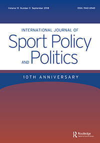 Cover image for International Journal of Sport Policy and Politics, Volume 10, Issue 3, 2018