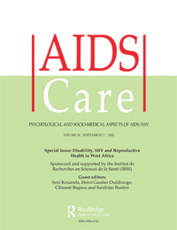 Cover image for AIDS Care, Volume 34, Issue sup1, 2022