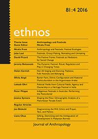 Cover image for Ethnos, Volume 81, Issue 4, 2016
