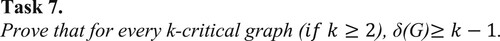 Figure 10. A theorem related to k-critical graph.