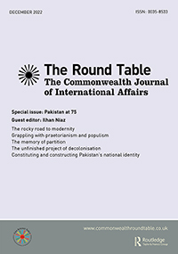 Cover image for The Round Table, Volume 111, Issue 6, 2022