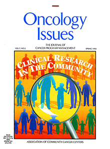 Cover image for Oncology Issues, Volume 7, Issue 2, 1992