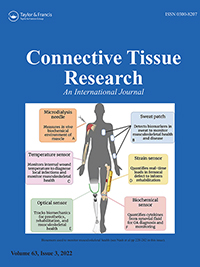 Cover image for Connective Tissue Research, Volume 63, Issue 3, 2022
