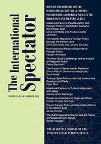 Cover image for The International Spectator, Volume 56, Issue 4, 2021