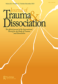 Cover image for Journal of Trauma & Dissociation, Volume 22, Issue 5, 2021
