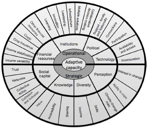 Figure 2 Adaptive capacity assessment framework.