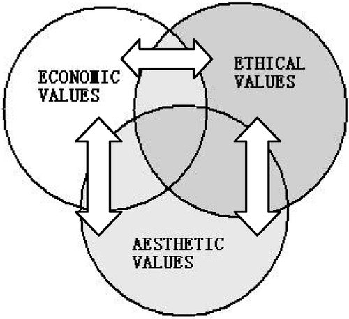 Figure 1 Value interrelations(Smith & Duffy, Citation2003).