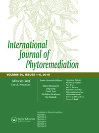 Cover image for International Journal of Phytoremediation, Volume 20, Issue 4, 2018