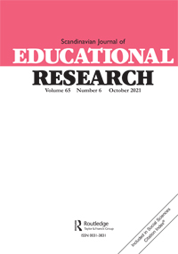 Cover image for Scandinavian Journal of Educational Research, Volume 65, Issue 6, 2021