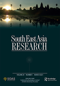 Cover image for South East Asia Research, Volume 29, Issue 1, 2021