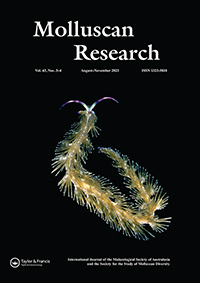 Cover image for Molluscan Research, Volume 43, Issue 3-4, 2023