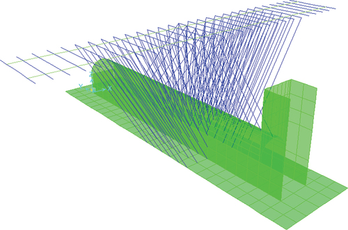 Figure 8. Numerical model for culvert.