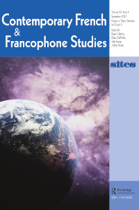 Cover image for Contemporary French and Francophone Studies, Volume 25, Issue 4, 2021