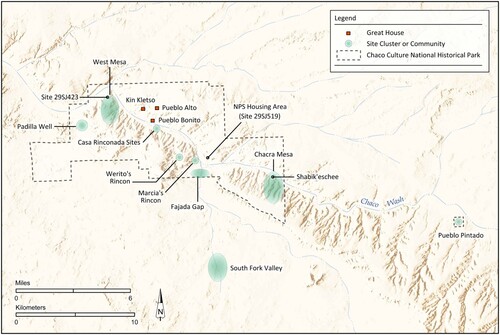 Figure 2. Sites and communities/areas with obsidian samples used in this study.