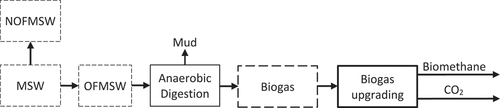 Figure 5. Biogas upgrading