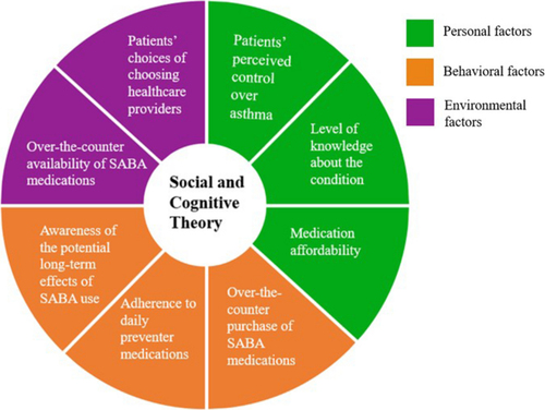 Fig. 2 The social and cognitive theory framework diagram
