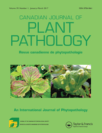 Cover image for Canadian Journal of Plant Pathology, Volume 39, Issue 1, 2017