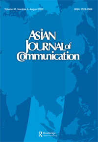 Cover image for Asian Journal of Communication, Volume 32, Issue 4, 2022