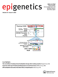 Cover image for Epigenetics, Volume 15, Issue 4, 2020