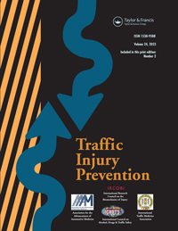 Cover image for Traffic Injury Prevention, Volume 24, Issue 2, 2023