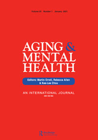 Cover image for Aging & Mental Health, Volume 25, Issue 1, 2021