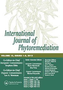 Cover image for International Journal of Phytoremediation, Volume 19, Issue 4, 2017