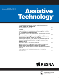 Cover image for Assistive Technology, Volume 18, Issue 1, 2006