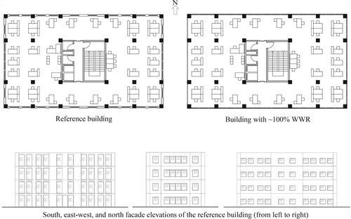 Figure 2. Normal floor plans and elevations.