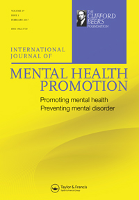 Cover image for International Journal of Mental Health Promotion, Volume 19, Issue 1, 2017