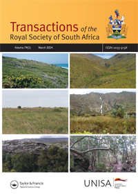 Cover image for Transactions of the Royal Society of South Africa, Volume 79, Issue 1, 2024